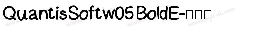 QuantisSoftw05 BoldE字体转换